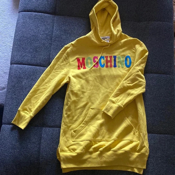Moschino couture Logo Detailed Hooded Dress size 6​​​ - Picture 1 of 4